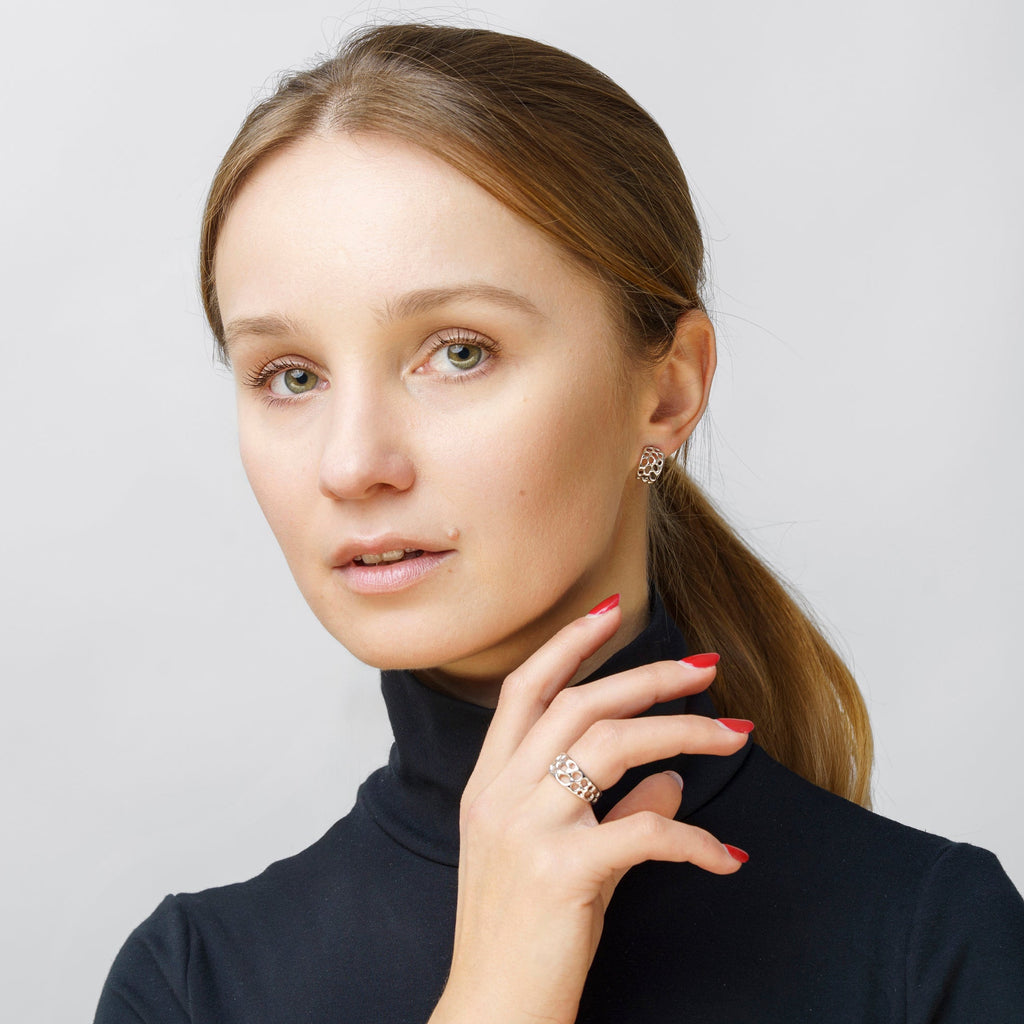 Vesicular Voids Earrings