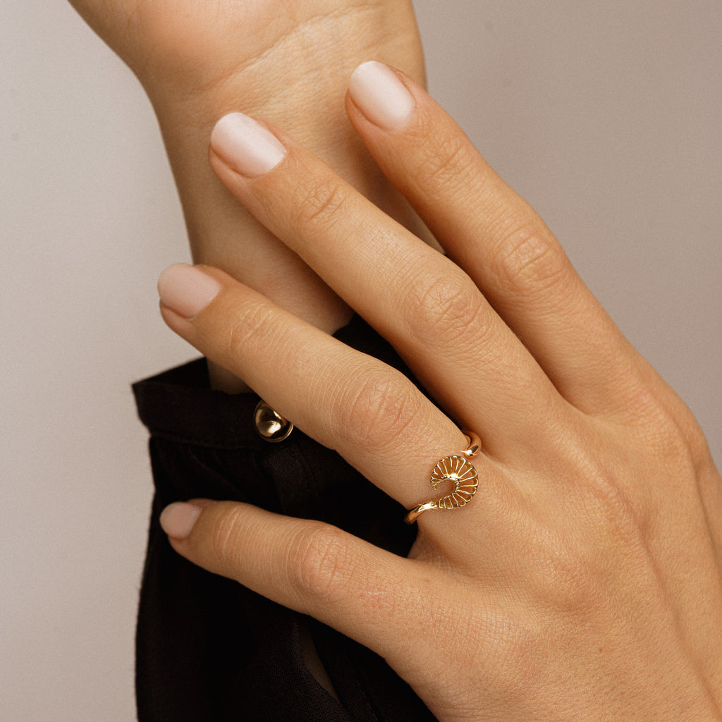 Epeiric Spirals Ring