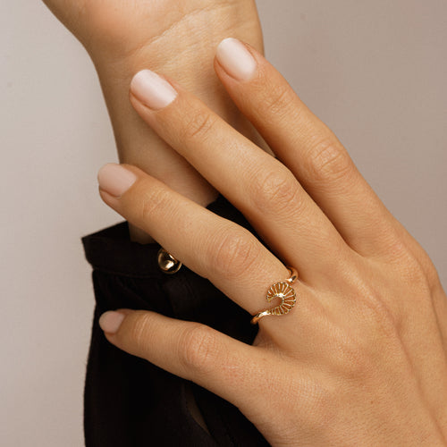 Epeiric Spirals Ring
