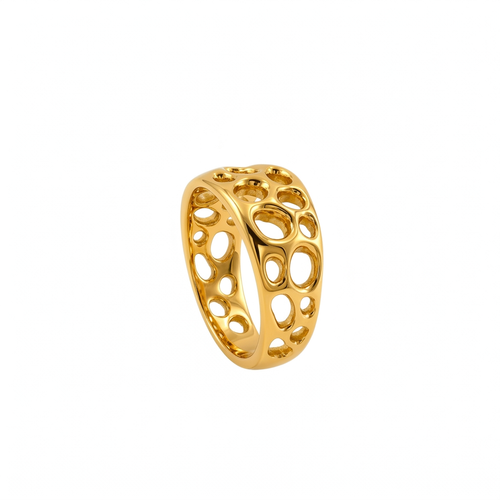 Beyond Pangaea Vesicular Voids Ring in 18k Rose Gold