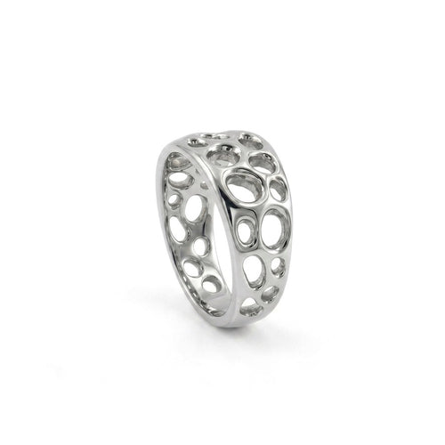 Beyond Pangaea Vesicular Voids Ring in Sterling Silver