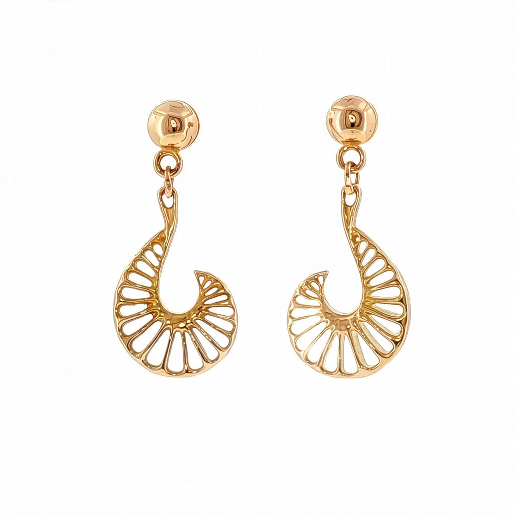 Beyond Pangaea Epeiric Spirals Earrings 18k Rose Gold
