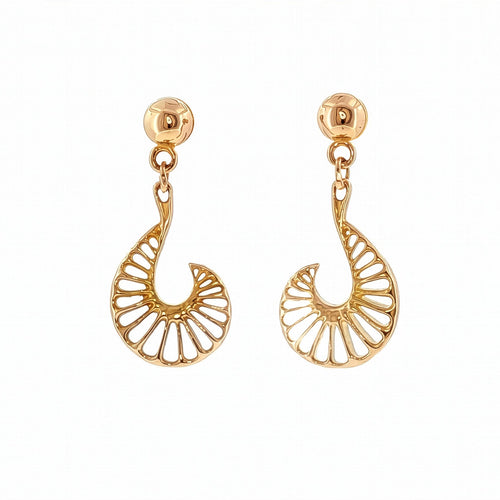 Beyond Pangaea Epeiric Spirals Earrings 18k Rose Gold